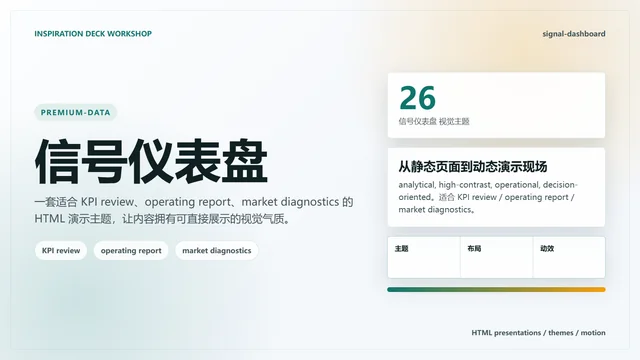 信号仪表盘主题样张